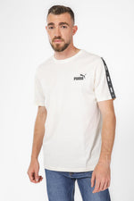 PUMA - טישירט ESS TAPE TEE בצבע שמנת - MASHBIR//365