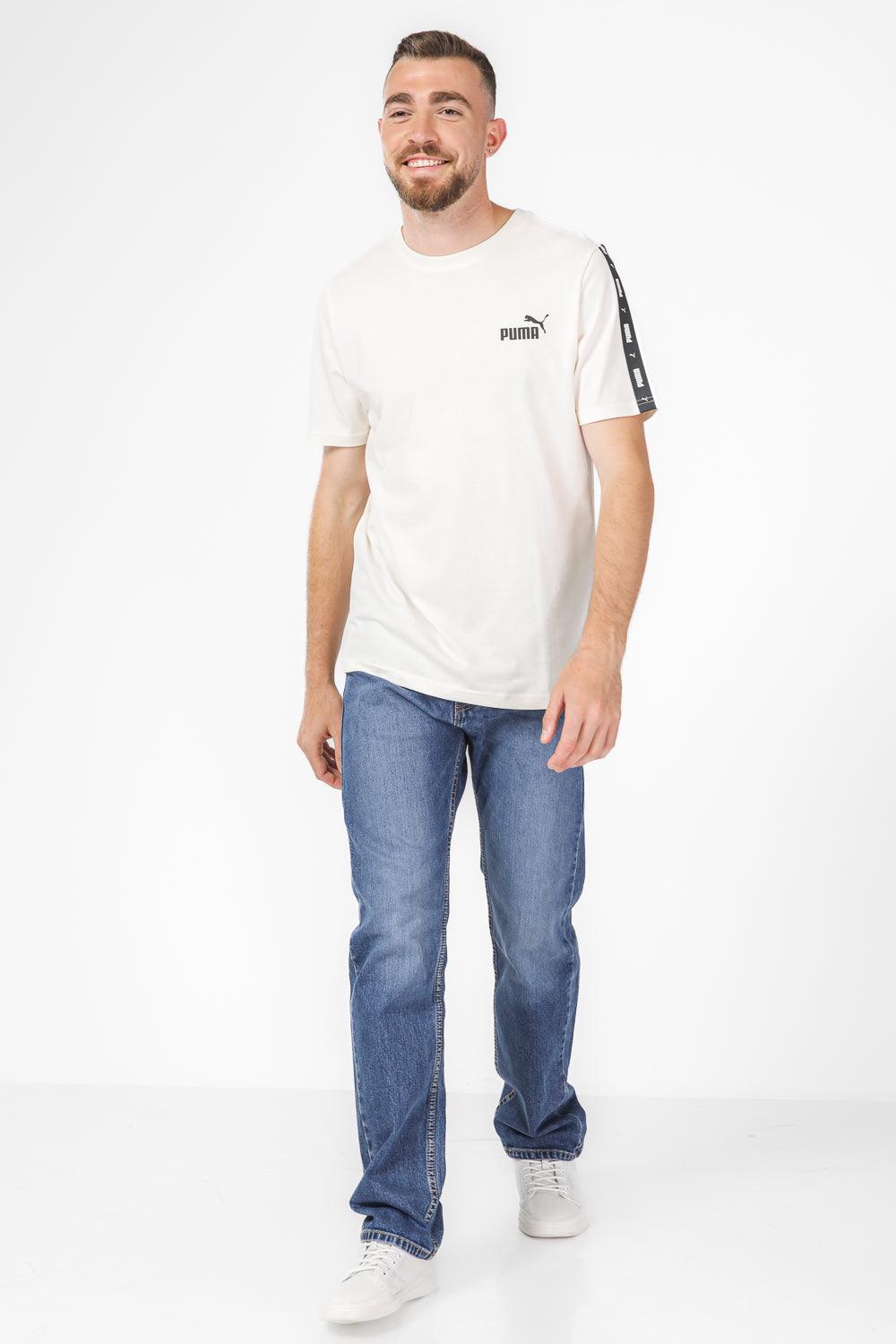 PUMA - טישירט ESS TAPE TEE בצבע שמנת - MASHBIR//365