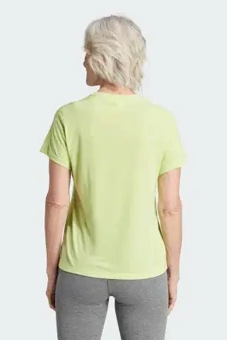 ADIDAS - טישירט ESSENTIALS MINIMAL BRANDING CREWNECK בצבע ירוק - MASHBIR//365