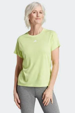 ADIDAS - טישירט ESSENTIALS MINIMAL BRANDING CREWNECK בצבע ירוק - MASHBIR//365