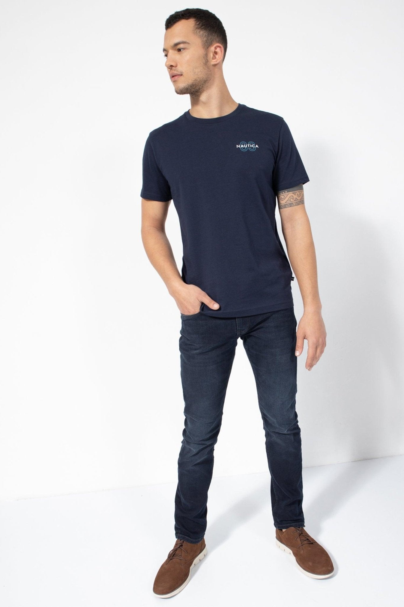 NAUTICA - טישירט EXPLORER כחול נייבי - MASHBIR//365