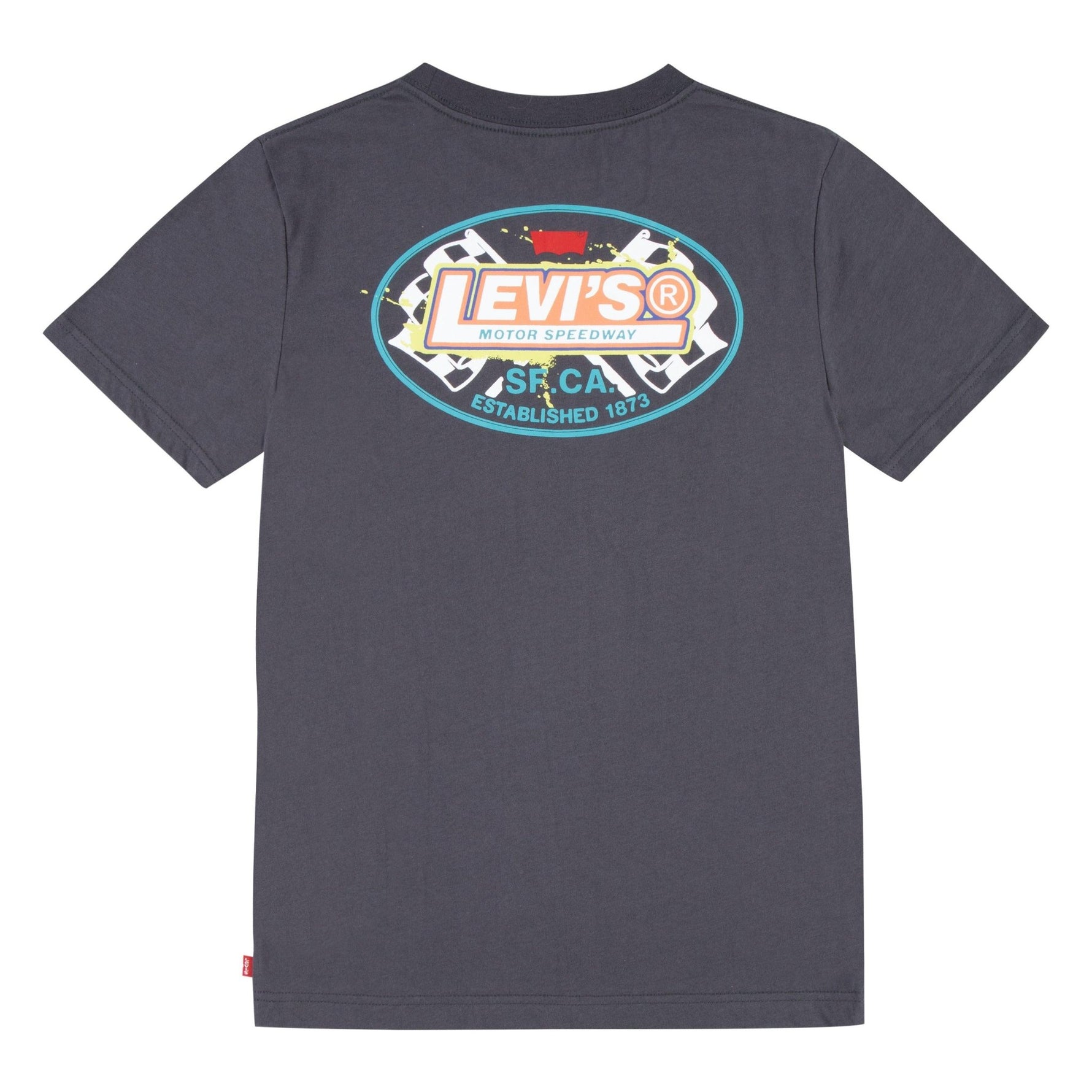 LEVI'S - טישירט FLAG LOGO בצבע שחור לנערים - MASHBIR//365