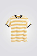 OKAIDI - טישירט פסים צהובים קצרה לילדים - MASHBIR//365