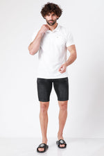 SCORCHER - טישירט פולו קצרה בצבע לבן - MASHBIR//365