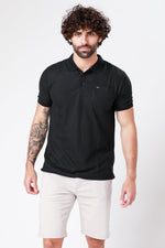 SCORCHER - טישירט פולו קצרה בצבע שחור - MASHBIR//365
