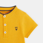 OBAIBI - טישירט פולו לתינוקות בצבע חרדל - MASHBIR//365