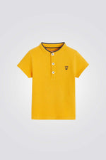 OBAIBI - טישירט פולו לתינוקות בצבע חרדל - MASHBIR//365