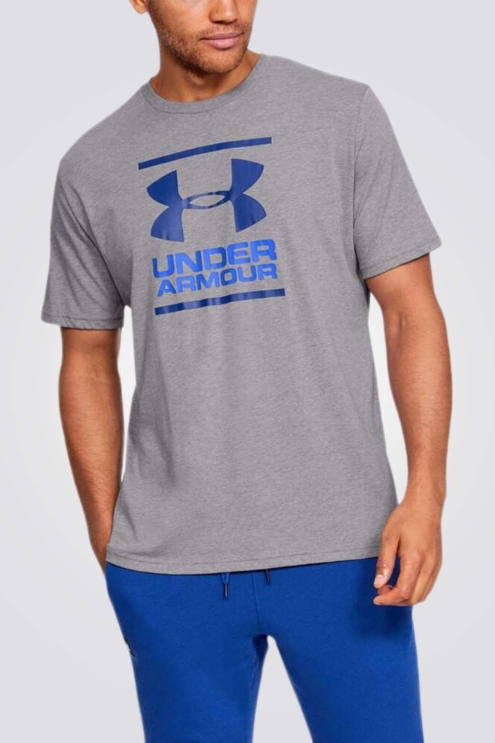 UNDER ARMOUR - טישירט GL FOUNDATION אפור בהיר - MASHBIR//365