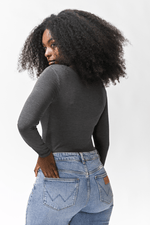  טישירט ג'רסי אפורה מפתח עגול | קנת קול
