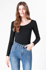  טישירט ג'רסי מפתח רחב בצבע שחור | קנת קול 
