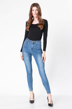  טישירט ג'רסי מפתח רחב בצבע שחור | קנת קול 
