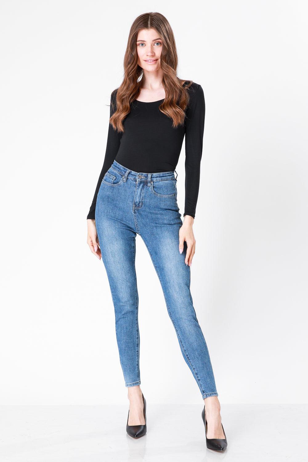  טישירט ג'רסי מפתח רחב בצבע שחור | קנת קול 
