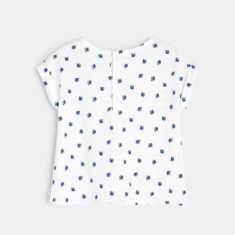 OBAIBI - טישירט הדפס אוכמניות כחול - MASHBIR//365