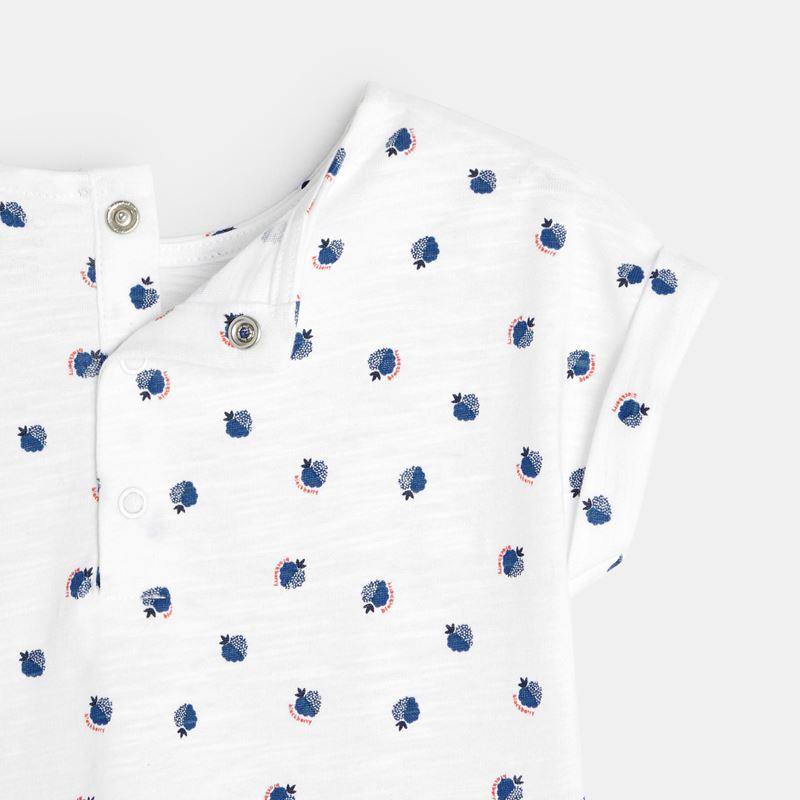 OBAIBI - טישירט הדפס אוכמניות כחול - MASHBIR//365