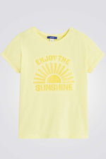 OKAIDI - טישירט הדפס בצבע צהוב לילדות - MASHBIR//365