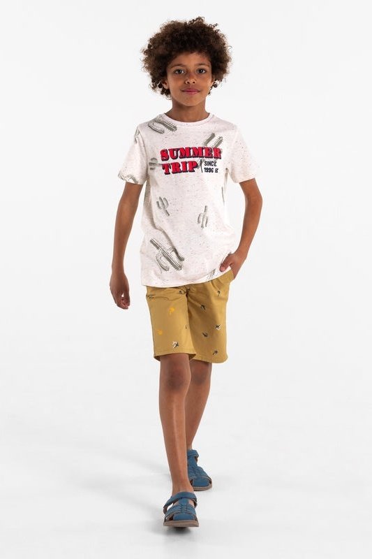 OKAIDI - טישירט הדפס בצבע ורוד - MASHBIR//365