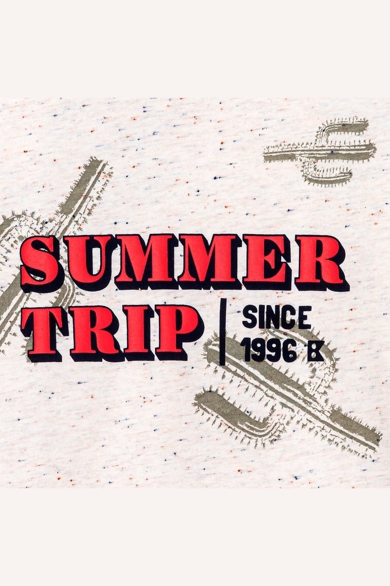 OKAIDI - טישירט הדפס בצבע ורוד - MASHBIR//365