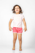 OKAIDI - טישירט הדפס בצבע ורוד לילדות - MASHBIR//365