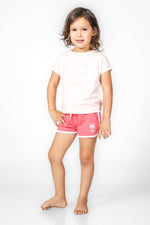 OKAIDI - טישירט הדפס בצבע ורוד לילדות - MASHBIR//365