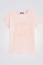 OKAIDI - טישירט הדפס בצבע ורוד לילדות - MASHBIR//365