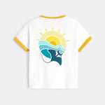 OBAIBI - טישירט הדפס צבים בצבע לבן לתינוקות - MASHBIR//365