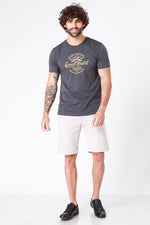 SCORCHER - טישירט הדפס גרפי בצבע אפור - MASHBIR//365