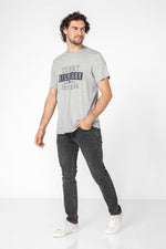 Tommy Hilfiger - טישירט הדפס גרפי בצבע אפור - MASHBIR//365