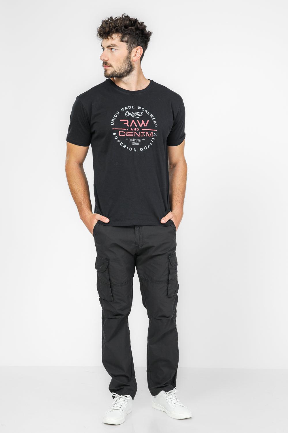 SCORCHER - טישירט הדפס גרפי בצבע שחור - MASHBIR//365