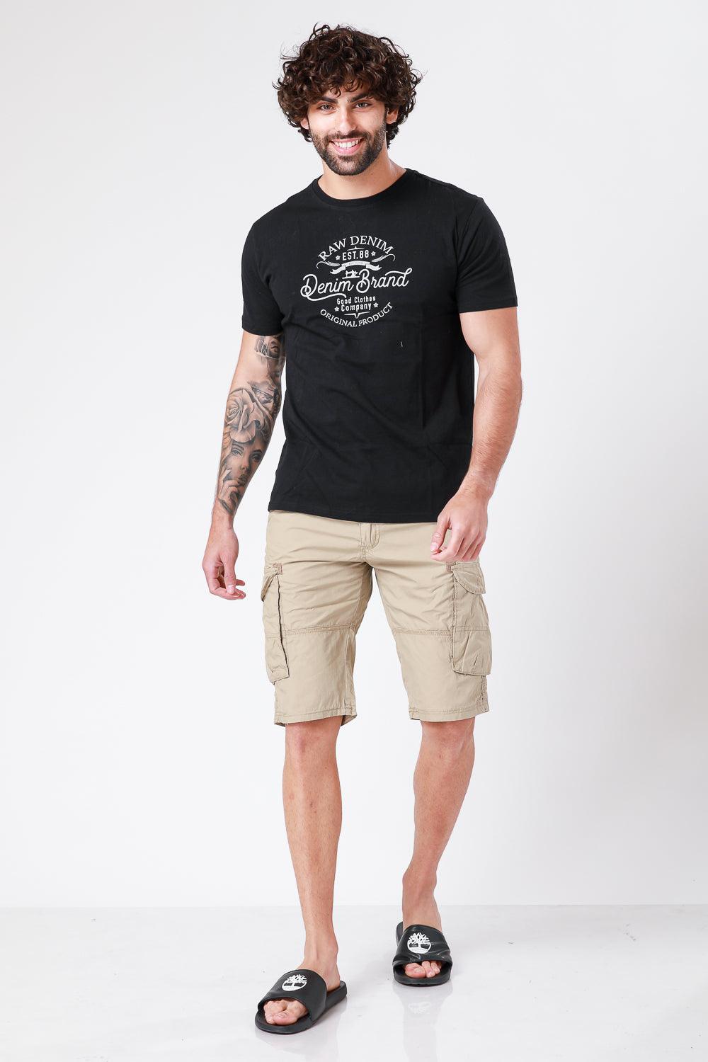 SCORCHER - טישירט הדפס גרפי בצבע שחור - MASHBIR//365