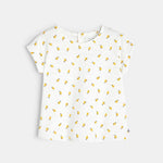 OBAIBI - טישירט הדפס לימונים צהוב לתינוקות - MASHBIR//365