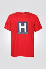 Tommy Hilfiger - טישירט הדפס לוגו בצבע אדום - MASHBIR//365
