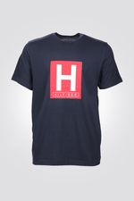 Tommy Hilfiger - טישירט הדפס לוגו בצבע נייבי - MASHBIR//365