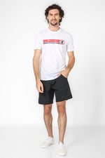 CHAMPION - טישירט הדפס לוגו לגבר בצבע לבן - MASHBIR//365