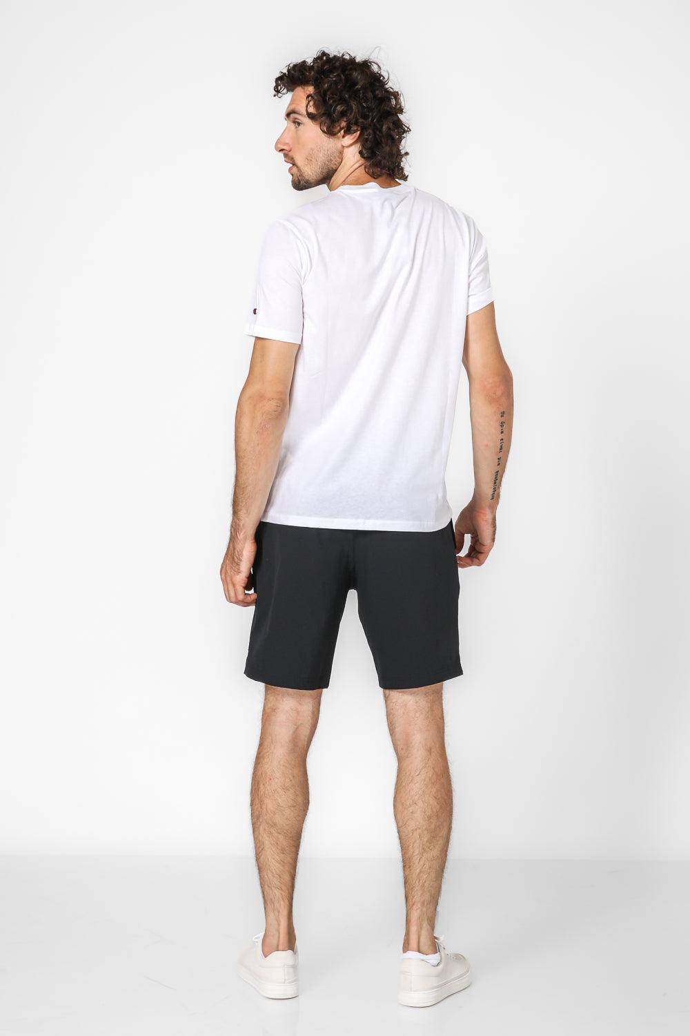 CHAMPION - טישירט הדפס לוגו לגבר בצבע לבן - MASHBIR//365