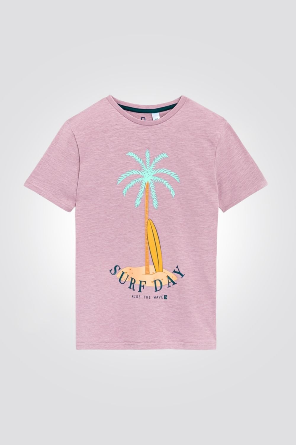 OKAIDI - טישירט הדפס SURF DAY בצבע בורדו עדין - MASHBIR//365