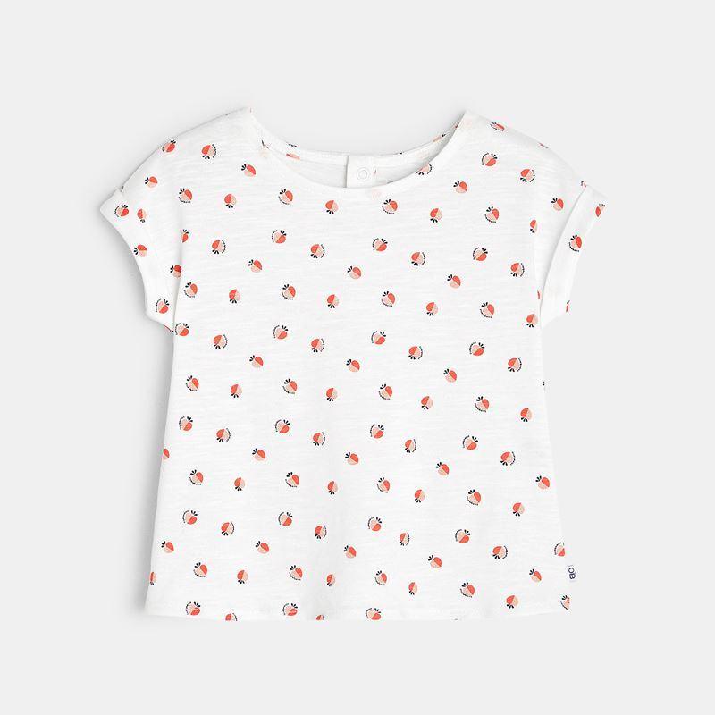 OBAIBI - טישירט הדפס תותים ורוד - MASHBIR//365