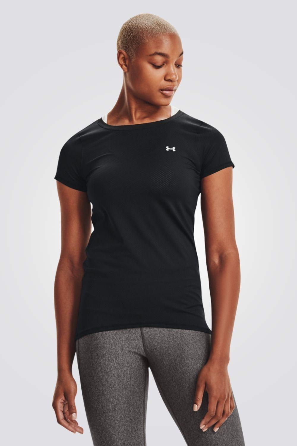 UNDER ARMOUR - טישירט HeatGear בצבע שחור - MASHBIR//365