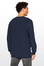 LEE - טישירט HENLEY כחולה - MASHBIR//365