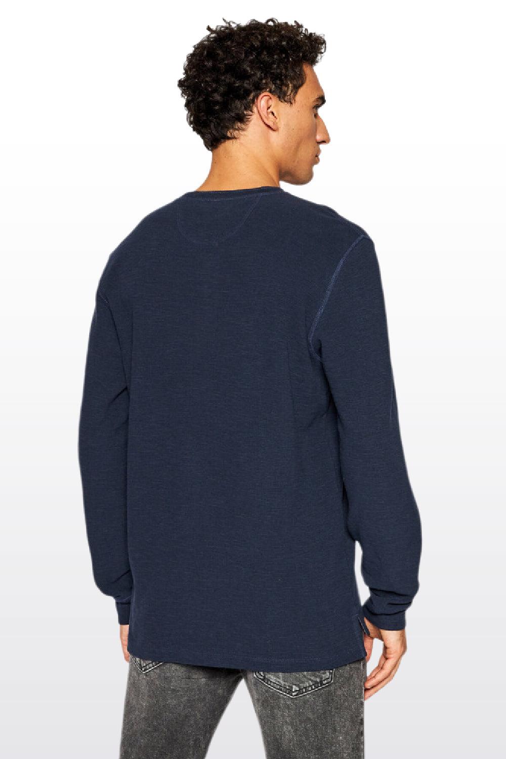 LEE - טישירט HENLEY כחולה - MASHBIR//365