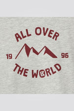 OKAIDI - טישירט ילדים אפורה עם שרוולים ארוכים - MASHBIR//365