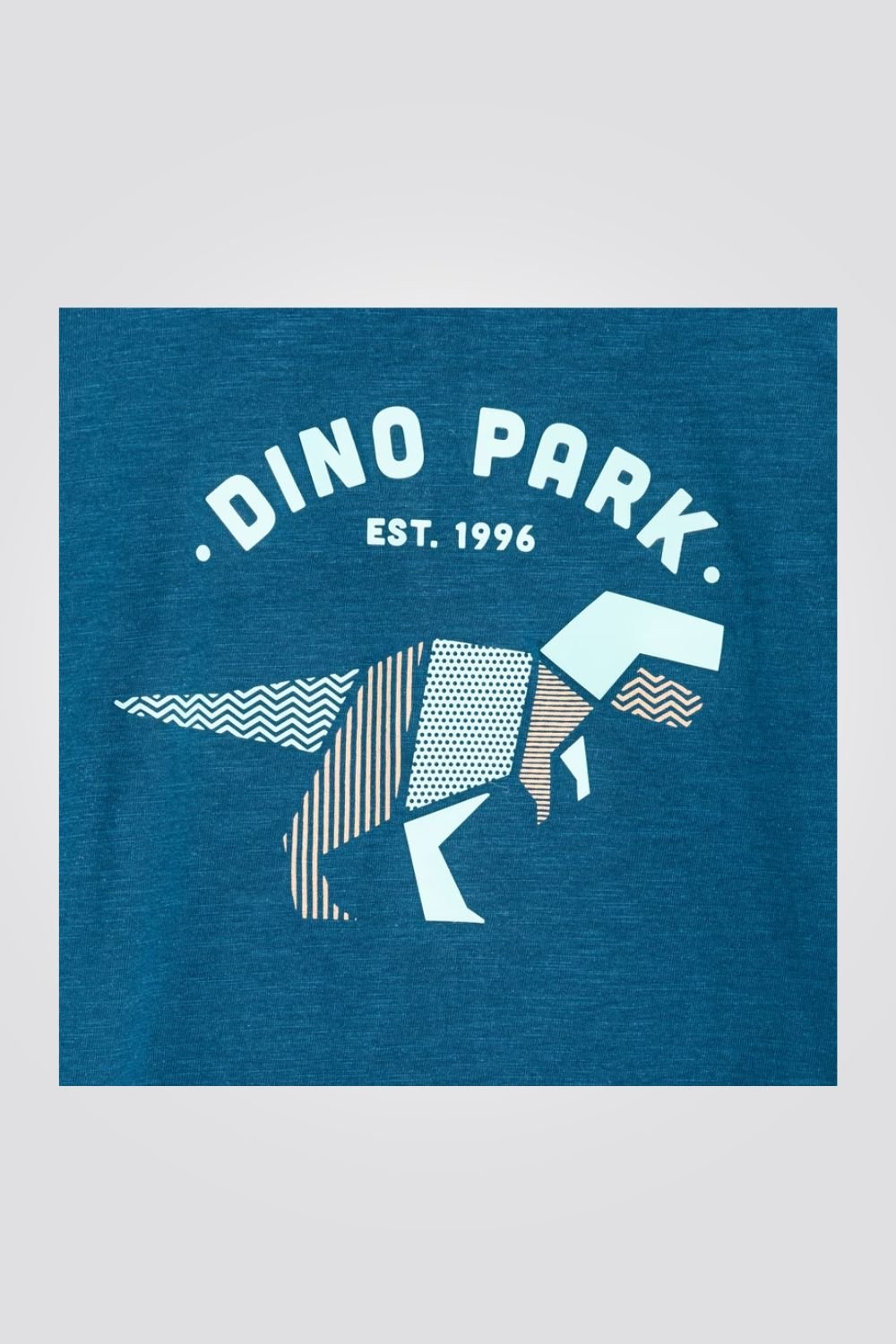 OKAIDI - טישירט ילדים שרוול ארוך כחול עם הדפס דינוזאור כחול - MASHBIR//365