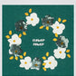 OKAIDI - טישירט ילדות שרוול ארוך ירוקה עם הדפס זר פרחים - MASHBIR//365 - 2