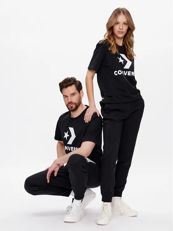 CONVERSE - טישירט יוניסקס CENTER FRONT LARGE בצבע שחור - MASHBIR//365