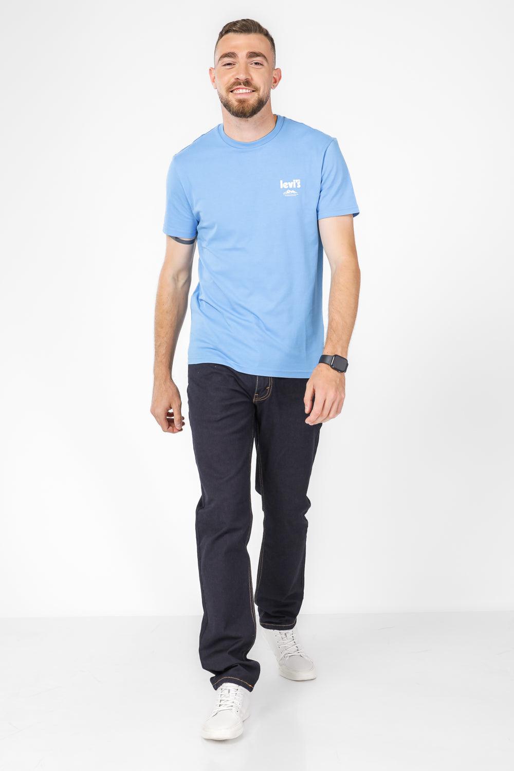 LEVI'S - טישירט קצרה ALL ABOARD בצבע תכלת - MASHBIR//365