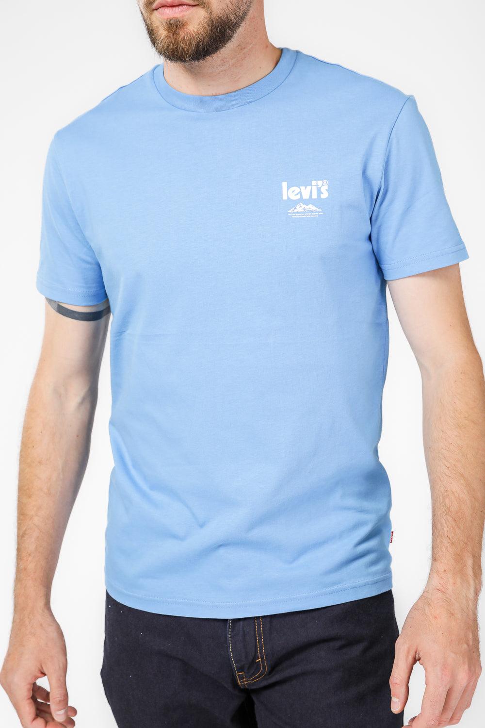 LEVI'S - טישירט קצרה ALL ABOARD בצבע תכלת - MASHBIR//365