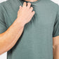 DELTA - טישירט קצרה צאוורון עגול לגבר בצבע ירוק - MASHBIR//365 - 3