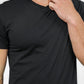DELTA - טישירט קצרה צאוורון V לגבר בצבע שחור - MASHBIR//365 - 3