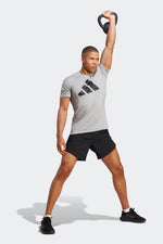 ADIDAS - טישירט קצרה בצבע אפור - MASHBIR//365