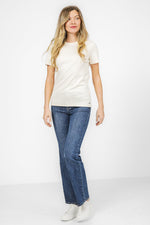 KENNETH COLE - טישירט קצרה בצבע קרם - MASHBIR//365