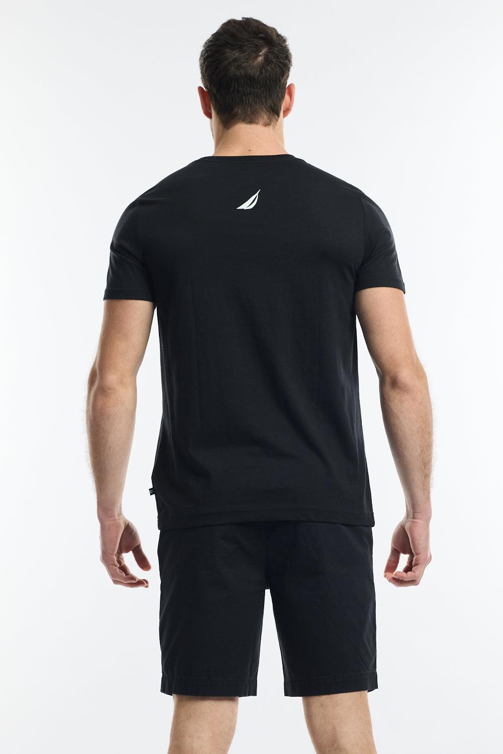 NAUTICA - טישירט קצרה בצבע שחור - MASHBIR//365